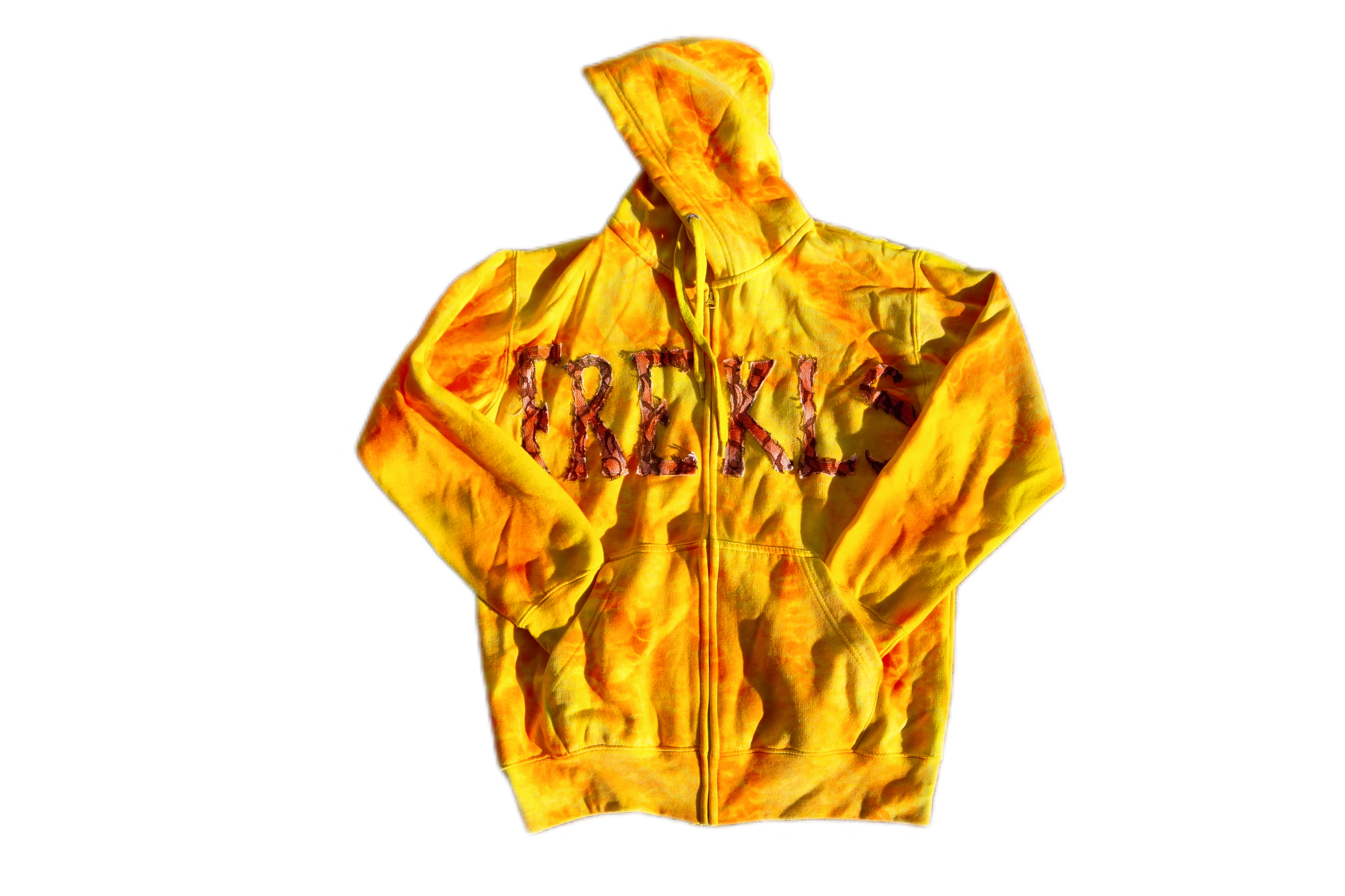 “MANGO HABANERO” FLORAL LACE PRINT ZIP HOODIE