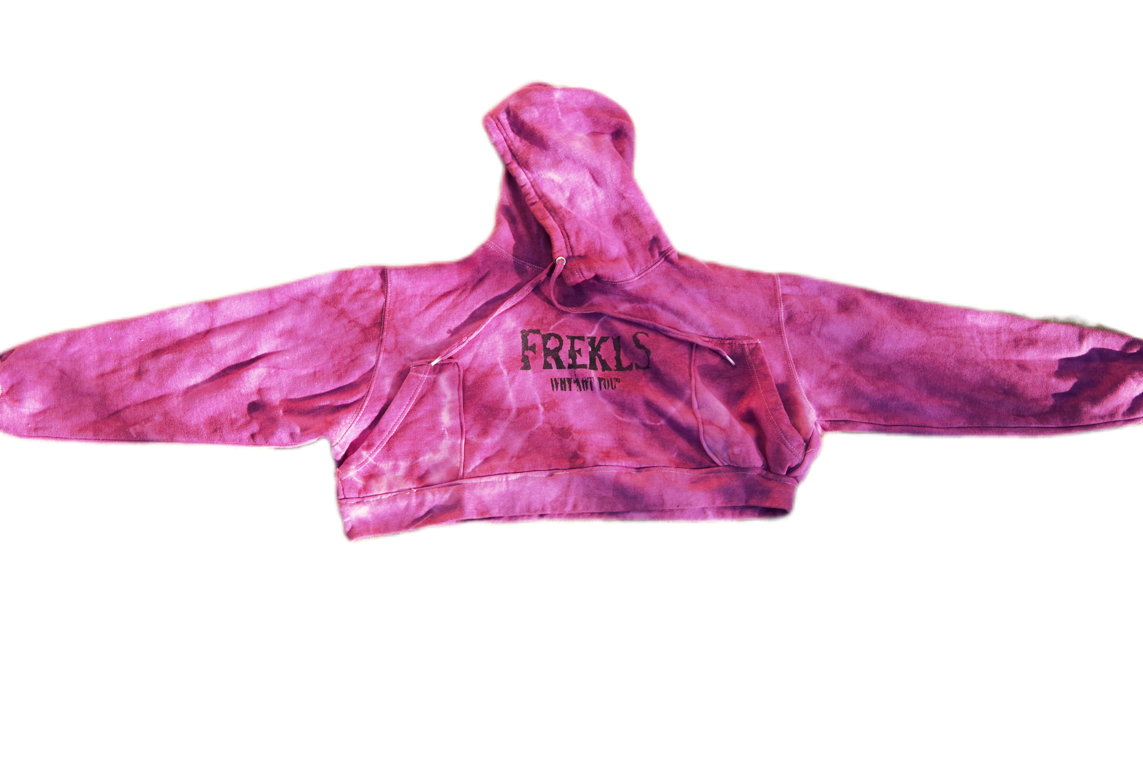 FREKLS “PURPLE CRUSH” 1 of 1 CROPPED HOODIE.