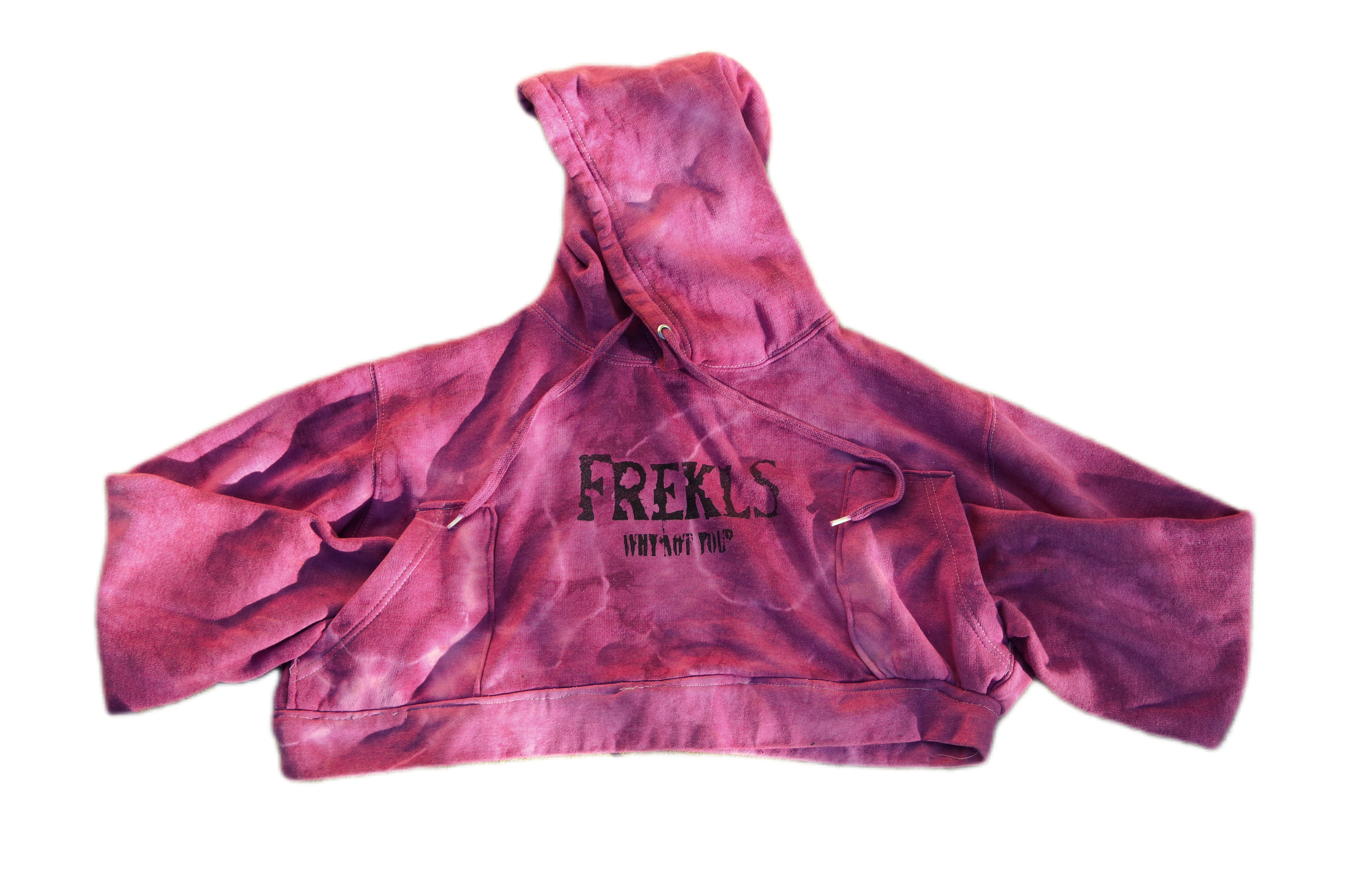 FREKLS “PURPLE CRUSH” 1 of 1 CROPPED HOODIE.