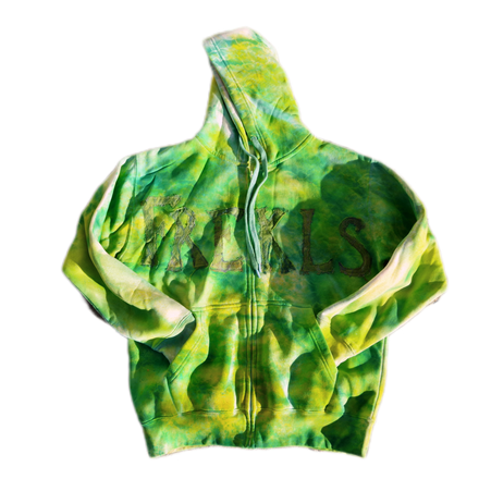 “POISON IVY” FLORAL LACE PRINT ZIP HOODIE